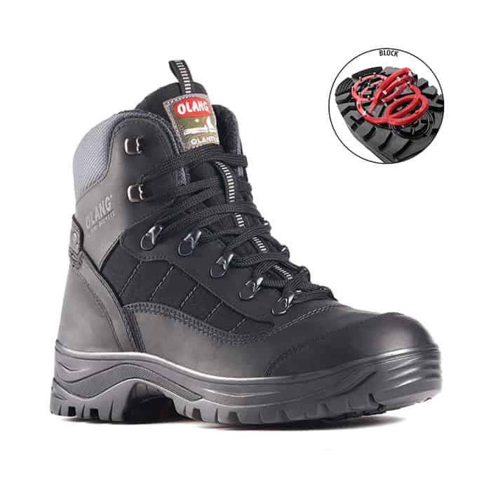 bottes hiver homme avec crampons olang