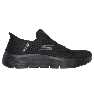 Chaussure skechers pour femme slip-ins.  Enfilage rapide sans lacets et surtout avec une largeur adéquate pour les pieds plus amples.