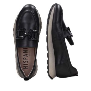 Loafer pour femme en cuir de la marque Hispanista.  Haut de gamme fait en Espagne. Semelle amovible.