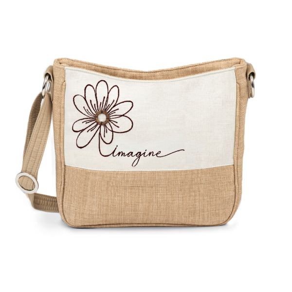 Sac à main pour femme prêt-à-oser de la marque Jak's. Bandoulière ajustable pleine longueur pour un ajustement personnalisé. Pochette organisationnelle à l'arrière du sac. Dimensions 24 X 22 X 7 cm 