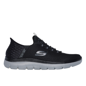 Chaussure Skechers pour homme à enfilage main libre.