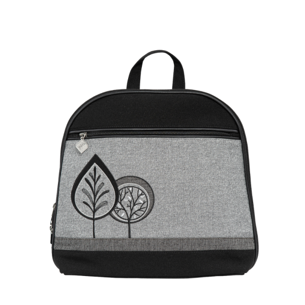 Sac à main convertible 3 dans 1 prêt-à-oser Jak's. Se porte en bandoulière à la hanche ou en sac à dos. 3 compartiments. Dimensions 33 X 28.5 X 10 cm.