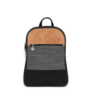 Sac pour Femme convertible 3 dans 1 prêt-à-oser Jak's. Se porte en bandoulière à la hanche ou en sac à dos. Lavable à la machine. Dimensions 21 X 29 X 7 cm