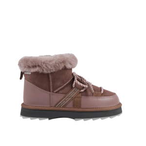 Botte Hiver courte pour Femme fait de peau et de laine de moutons Australien.