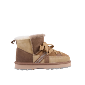 Botte Hiver courte pour Femme fait de peau et de laine de moutons Australien. Résiste à l'eau.
