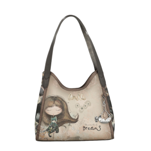 Sac à main pour femme d'importation Anekke.  Reconnu pour son originalité et ses nombreux compartiments. Dimensions 12.2 X 11 X 5.9 Pouces.