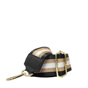 Bandoulière pour sac à main ajustable pleine longueur de couleur noir et doré Idéal pour personnaliser ton look. Les embouts sont de couleur doré regarde bien celle de ton sac sont de quel couleur.