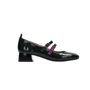 Chaussure Mary-Jane pour Femme à talon.  Fait en Espagne en cuir véritable. Confort hors norme 