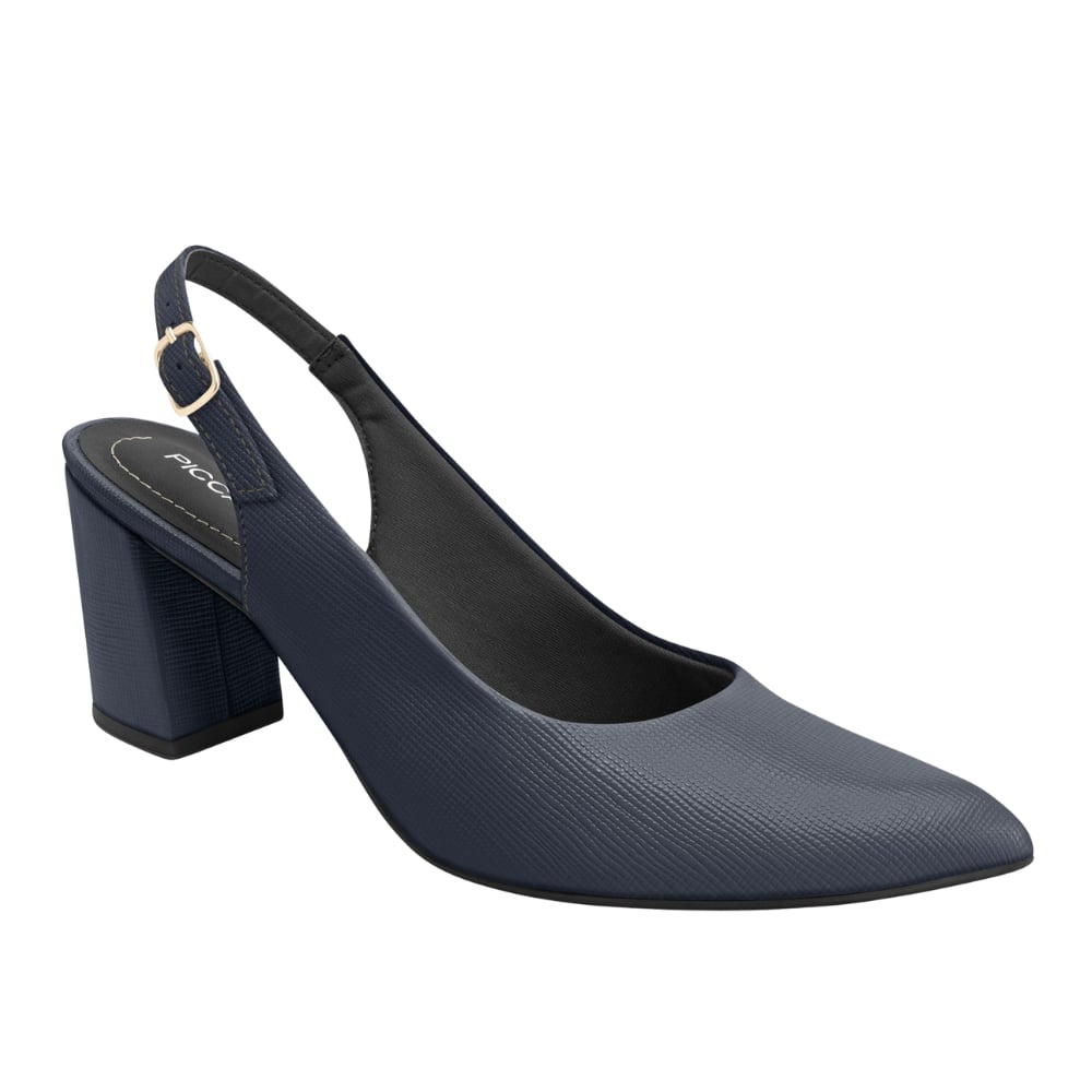 Chaussure à talon pour Femme avec le talon exposé pour un coté féminin très prononcer. Talon de 6 cm