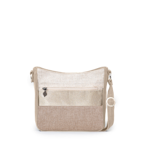 Sac à bandoulière pour femme de la marque Jak's. Pochette organisationnelle. Lavable à la machine. Dimension 23 X 21 X 7 cm