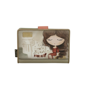 Porte-Feuille court pour Femme de la marque Anekke. Plusieurs compartiments pour insérer un grand nombres de cartes  Dimensions 5.5 X 3.9 X 1.6 Pouces