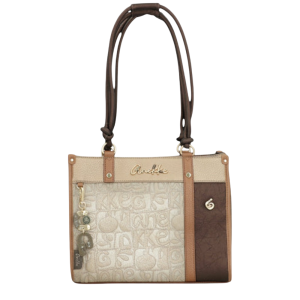 Sac à Main pour femme de la marque Anekke. Un très grand format de style fourre-tout.  Poignées et Bandoulière amovible ajustable plein longueur. Dimensions 11.8 X 9 X 4.7 pouces.