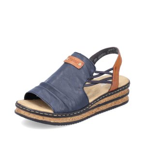 Sandales compensées femme Rieker 62962 – confort léger et style estival