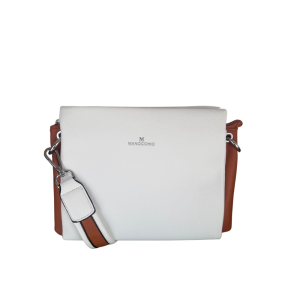 Sac à main de création italienne Mannochio. Sac synthétique avec 2 sangles: Une courte (Sac à Main) et une longue ajustable (Sac bandoulière) Plusieurs compartiments  Dimensions 18 x 27 x 7 cm