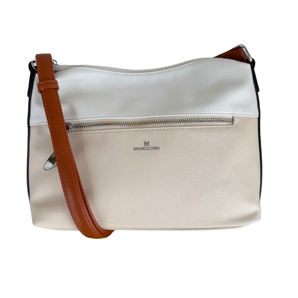 Manocchio 91209 Beige/Blanc/Tan