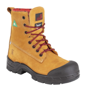 Tu veux une botte de travail solide, confortable et prête à affronter pas mal tout? Celle-ci coche toutes les cases La Regina 30856 de Kingtreads, c’est le parfait mélange de protection, durabilité et confort — sans compromis. Pourquoi tu vas l’aimer : * Botte de travail 8 pouces robuste * Isolation Thinsulate 200g → parfaite pour garder les pieds au chaud * Cuir pleine fleur (noir) ou nubuck (tan) résistant à l’eau * Embout de sécurité en aluminium CSA (plus léger que l’acier ) * Semelle antiperforation en Kevlar CSA * Semelle extérieure résistante à l’huile et aux acides * Semelle intérieure antifatigue → confort toute la journée * Doublure antimicrobienne → moins d’odeurs * Protection contre les chocs électriques En résumé : Une botte faite pour travailler fort… mais sans te brûler les pieds ni le moral.