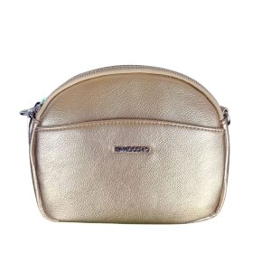 Petit sac à main pour femme qui se porte à l'épaule et bandoulière. Création italienne fait en synthétique.  Pratique, léger et bien organisé grâce à ses multiples compartiments. Dimensions 18 X 23 X 7 cm  Livraison gratuite partout au Canada avec 80$ d'achat avant taxes.  Plusieurs couleurs disponibles à Rivière-Rouge en boutique: Marine, Blanc, Doré.