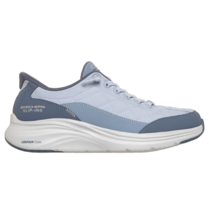 Enveloppez vos pieds d’un confort polyvalent avec la chaussure Skechers Hands Free Slip-ins® : Contour Foam™ - Cozy Fit™. Dotée de notre coussinet de talon Heel Pillow™, cette chaussure à enfiler et à lacets extensibles noués comprend une empeigne matelassée Cozy Fit™ avec superpositions en matériau synthétique, un coussinet de semelle intercalaire Contour Foam™ et notre semelle intérieure emblématique Skechers Air-Cooled Memory Foam™ coussinée. Points