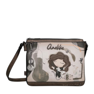 Sac à bandoulière Anekke pour femme. Sac avec beaucoup de compartiment parfait pour la reine de l'organisation Dimensions 10.2 X 7.9 X 2.2 pouces 