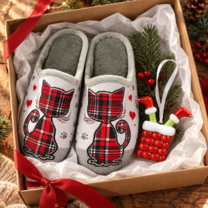 Les Prêts-à-partir débarquent en version Noël! 🎄 Des pantoufles douillettes, une petite touche de magie pour le sapin, deux recettes sucrées et 45 minutes de musique de Noël. Tout est réuni dans un joli coffret prêt à offrir. Tu choisis la pointure, on s'occupe du reste!